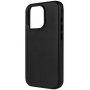 FIXED MagLeather usnjeni ovitek z MagSafe za iPhone 15 Pro - črna