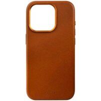 FIXED MagLeather usnjeni ovitek z MagSafe za iPhone 15 Pro - rjava