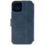 FIXED ProFit usnjen flip ovitek za iPhone 15 - temno modra