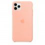 Apple Silikonski ovitek za iPhone 11 Pro Max - rožnata grenivka