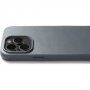 Mujjo Impact Leather usnjeni ovitek z MagSafe za iPhone 15 Pro Max - temno siva