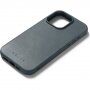 Mujjo Impact Leather usnjeni ovitek z MagSafe za iPhone 15 Pro Max - temno siva