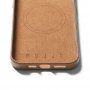 Mujjo Full Leather Wallet usnjeni ovitek z žepkom za kartice za iPhone 15 Pro Max - rjava