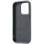 Mujjo Impact Leather usnjeni ovitek z MagSafe za iPhone 15 Pro Max - temno siva