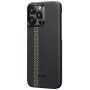 Pitaka Fusion Weaving MagEZ 4 ovitek z vzorcem karbonskih vlaken za iPhone 15 Pro Max - rhapsody