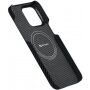 Pitaka MagEZ 4 1500D ovitek z vzorcem karbonskih vlaken za iPhone 15 Pro - siva