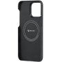 Pitaka MagEZ 4 600D ovitek z vzorcem karbonskih vlaken za iPhone 15 Plus - siva