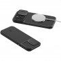 Spigen Optik Armor MagFit trpežen ovitek z drsnim pokrovom za fotoaparat in MagSafe za iPhone 15 Pro Max - črna