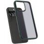 Spigen Ultra Hybrid Matte transparentni mat ovitek za iPhone 15 Pro Max - temno zelena