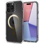 Spigen Ultra Hybrid MagFit transparentni ovitek z zlatim MagSafe za iPhone 15 Pro Max - jasno