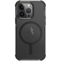UNIQ Combat MagClick prozoren ovitek z MagSafe za iPhone 15 Pro Max - črn