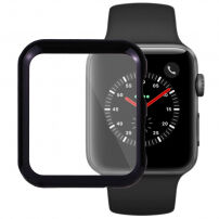 Ohišje z zaščitnim zaslonom za Watch 42mm (2. / 3. gen.) - črna