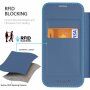 DUX DUCIS Skin X flip etui z MagSafe za iPhone 15 Pro - temno modra