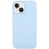 Silikonski pokrov za iPhone 15 Plus - svetlo modra