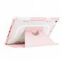 Trpežen 360° vrtljivi etui za iPad 9,7" (2017/2018) / Air 1 / 2 / Pro 9,7" - roza