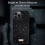 Sulada eleganten sijajni ovitek za iPhone 15 - črna