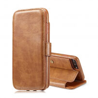 Retro snemljiva torbica 2in1 za iPhone 7 Plus / 8 Plus - rjava