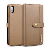 2in1 snemljiva flip futrola za iPhone XS Max - rjava