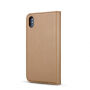 2in1 snemljiva flip futrola za iPhone XS Max - rjava