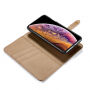 2in1 snemljiva flip futrola za iPhone XS Max - rjava