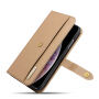 2in1 snemljiva flip futrola za iPhone XS Max - rjava