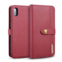2in1 snemljiva flip futrola za iPhone XS Max - rdeče