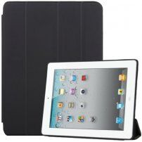 Etui s stojalom in funkcijo spanja za iPad 2 / 3 / 4 - črna