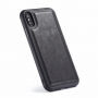 2in1 odstranljiva torbica z zanko za iPhone XS Max - črna