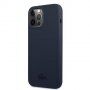 Lacoste Glossy Printing Logo silikonski etui za iPhone 13 Pro Max - temno modra