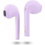 Brezžične slušalke Guess True Wireless Script Logo za naprave Apple - vijolične