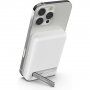 BELKIN BoostCharge MagSafe power bank s stojalom in USB-C priključkom za iPhone - 5.000 mAh - bel