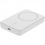 BELKIN BoostCharge MagSafe power bank s stojalom in USB-C priključkom za iPhone - 5.000 mAh - bel