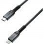 Nomad Kevlar pleten kabel 20W USB-C / Lightning za iPhone / iPad / iPod / AirPods - 1,5 m - črn