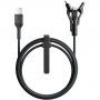 Nomad Kevlar univerzalni pleten kabel PD 100W USB-A / USB-C / Lightning / micro USB za iPhone / iPad / MacBook / AirPods - 1,5 m - črn