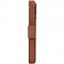 Decoded Detachable Wallet 2v1 odstranljiv flip etui za iPhone 15 - rjava