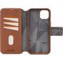 Decoded Detachable Wallet 2v1 odstranljiv flip etui za iPhone 15 - rjava
