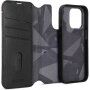 Decoded Detachable Wallet 2v1 odstranljiv flip etui za iPhone 15 Pro - črna