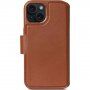 Decoded Detachable Wallet 2v1 odstranljiv flip etui za iPhone 15 Plus - rjava