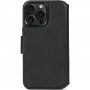 Decoded Detachable Wallet 2v1 odstranljiv flip etui za iPhone 15 Pro Max - črna