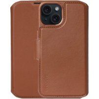 Decoded Detachable Wallet 2v1 odstranljiv flip etui za iPhone 15 Plus - rjava