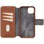 Decoded Detachable Wallet 2v1 odstranljiv flip etui za iPhone 15 Plus - rjava