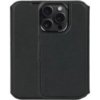 Decoded Detachable Wallet 2v1 odstranljiv flip etui za iPhone 15 Pro - črna