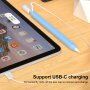 Zaščitni silikonski ovitek za Apple Pencil (USB-C) - moder