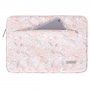 Torba s cvetličnim vzorcem za iPad do 11" / MacBook do 12" - roza