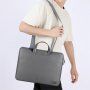 Torba s torbico za dodatke in trakom za iPad do 13" / MacBook do 14" - siva