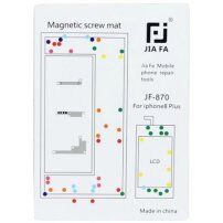 JIAFA magnetna servisna ploščica za popravilo iPhone 8 Plus - bela