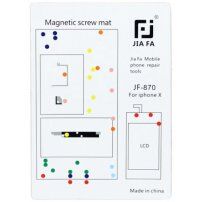 JIAFA magnetna servisna ploščica za popravilo iPhone X - bela