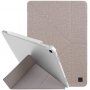 UNIQ Yorker Kanvas Plus ovitek s origami stojalom za iPad Air 4 (2020) / Air 5 (2022) / Pro 11" (2018) - bež