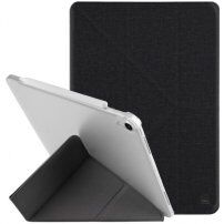UNIQ Yorker Kanvas Plus ovitek s origami stojalom za iPad Air 4 (2020) / Air 5 (2022) / Pro 11" (2018) -  črna