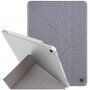 UNIQ Yorker Kanvas Plus ovitek s origami stojalom za iPad Air 4 (2020) / Air 5 (2022) / Pro 11" (2018) - siva